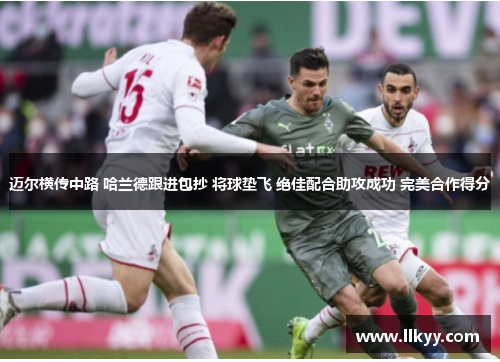 迈尔横传中路 哈兰德跟进包抄 将球垫飞 绝佳配合助攻成功 完美合作得分